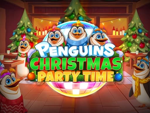 Penguins Christmas Party Time